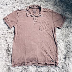 LUCKY BRAND | Brown Striped Good Luck Tee